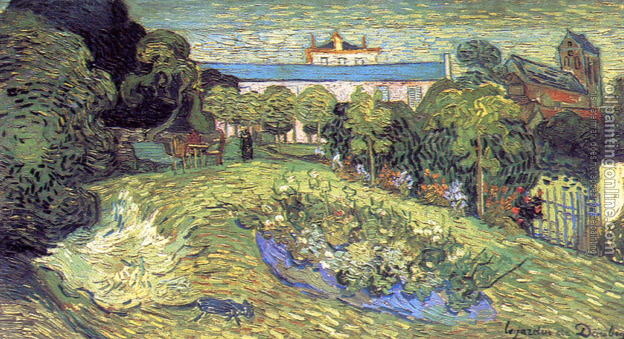 Gogh, Vincent van - Daubigny's Garden with Black Cat